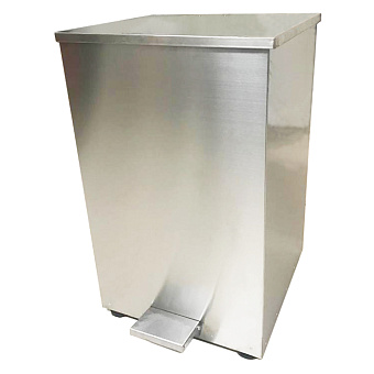 Бесконтактный ящик для использованных масок и бахил