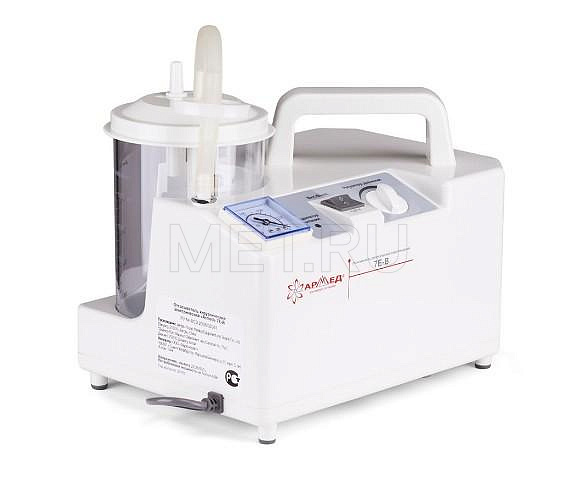 7E-В Отсасыватель хирургический электрический с детским катетером, пр-во Китай