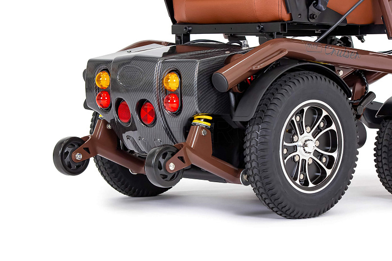 MET CRUISER 21 Кресло-коляска электрическая с сиденьем автомобильного типа коричневого цвета MET