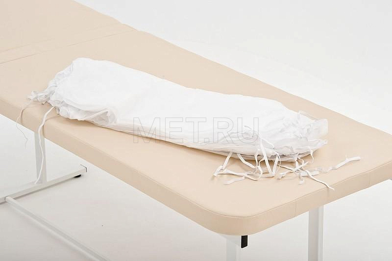 Простыня на резинке,10 шт/уп Натяжные простыни (10 шт) для массажного стола с фиксаторами MET