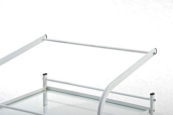 Cтолик косметологический инструментальный, три стеклянные полки