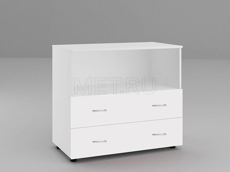 Тумба под аппаратуру, белая ТМ.11.01 ЛДСП Тумба под аппаратуру, белая