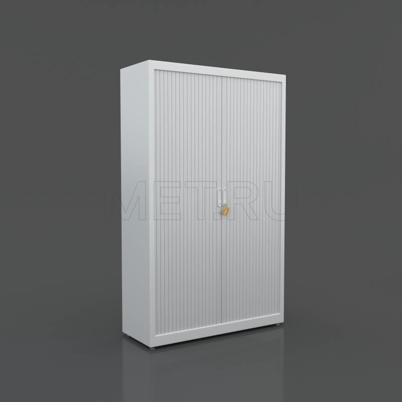размер 195x120x45 cм МЕТ Кёльн-120  Шкаф медицинский металлический двухстворчатый,  с раздвижными ролетами МЕТ