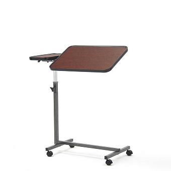 Столик "Гусь" прикроватный, красное-дерево