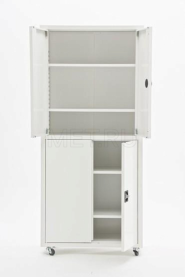 МЕТ ВАЛЕНТИЯ 2ММ Шкаф медицинский металлический, с антибактериальной окраской MET