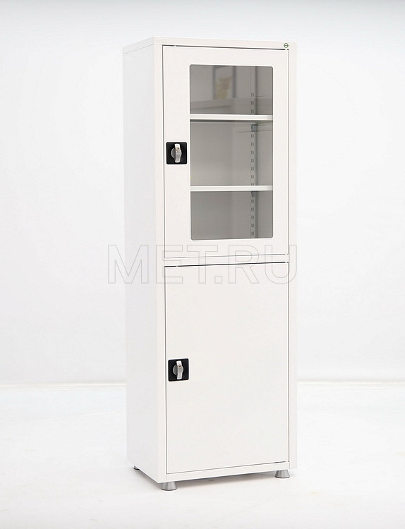 МЕТ ВАЛЕНТИЯ 1СМ Шкаф медицинский металлический, с антибактериальной окраской от производителя