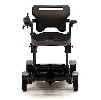 Кресло-коляска с анатомическим сиденьем и системой подруливания 4WS