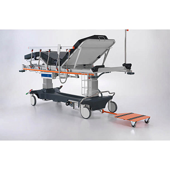 Тележка-каталка для перевозки больных с электроприводом