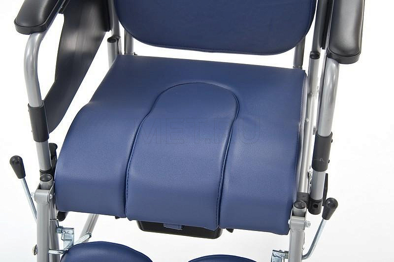 Vermeiren 9303 (Бельгия) Кресло-каталка с сан.оснащением и возможностью наезда на унитаз, 46 см