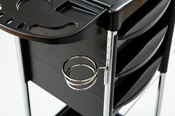 Тележка парикмахерская, чёрная