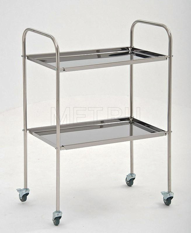 СИ.Б3.02.04 (2Н) Столик инструментальный малый, нерж. сталь, разборный (размер 370х620мм)