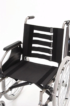 Кресло-коляска инвалидное механическое с откидной спинкой, ширина сиденья 42 см