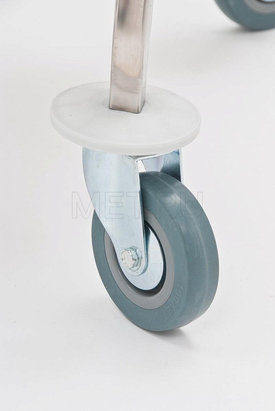 СМ.03.01 Н Стол манипуляционный 3 полки, выдвижной ящик (нерж) MET