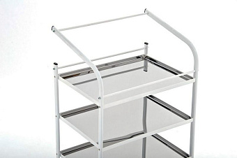 Cтолик  инструментальный, три полки из нержавейки