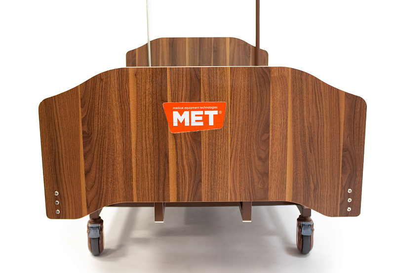 MET EVA Кровать функциональная медицинская электрическая с полным переворотом, с туалетом, с "ушками" MET