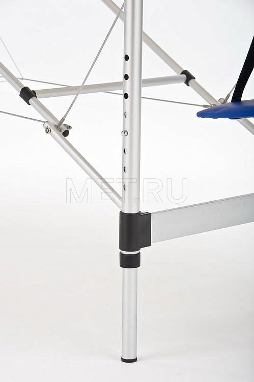 JFAL01А Стол массажный переносной 2-х секционный крем с синей волной от производителя