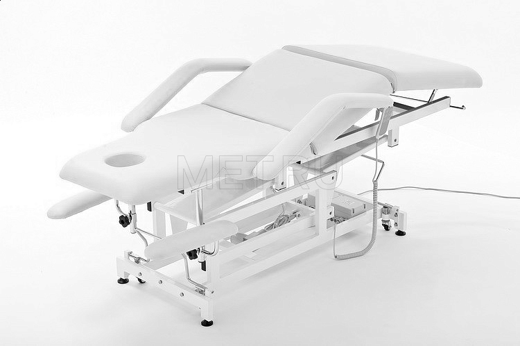 Med-Mos DB-9 ММКМ-2 (КО-071) Массажный стол с электроприводными регулировки высоты и положения секций, белый MET