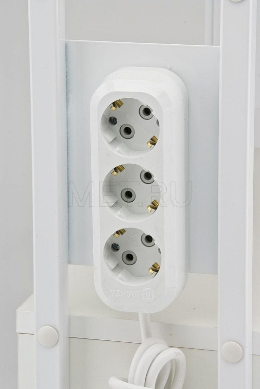 Ст-01д Процедурный передвижной столик из стального профиля, полки ЛДСП от производителя