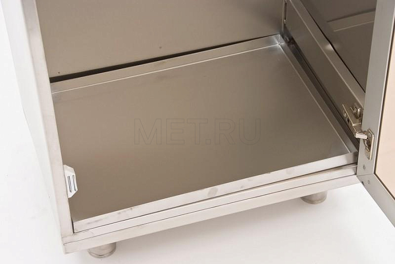 МЕТ-S43 (56*40*188) Одностворчатый шкаф для эндоскопов из нержавеющей стали МЕТ