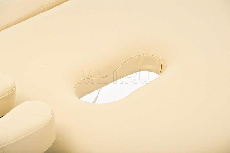 JFAL03А Легкий трёхсекционный алюминиевый массажный стол, бежевый