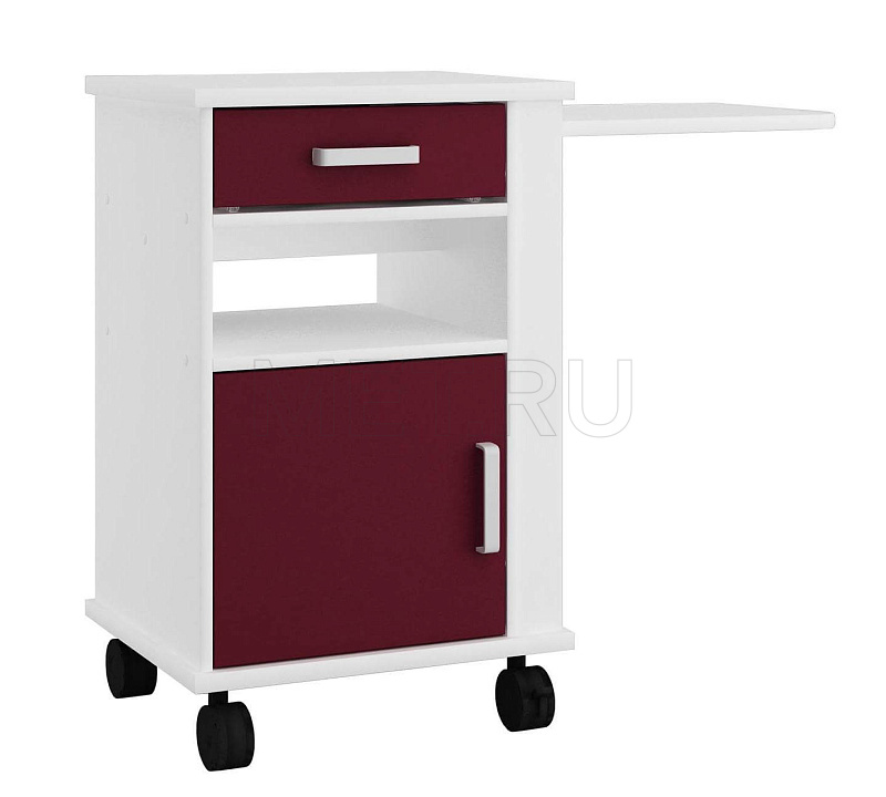  Двухсторонняя прикроватная тумба с откидной столешницей