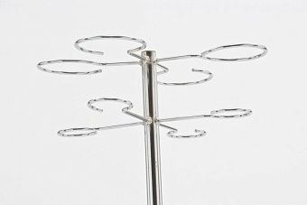 Штатив  для внутренних вливаний  4-мя держателями, крашеный