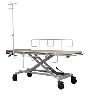 Тележка для больных c гидроприводной регулировкой высоты