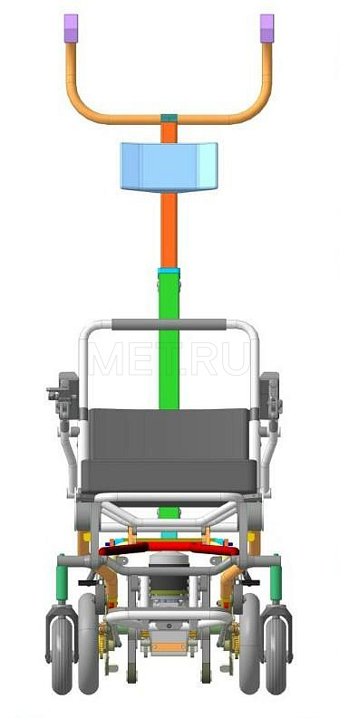 ЛАМА Электрическое кресло-коляска с интегрированным лестничным подъёмником от производителя