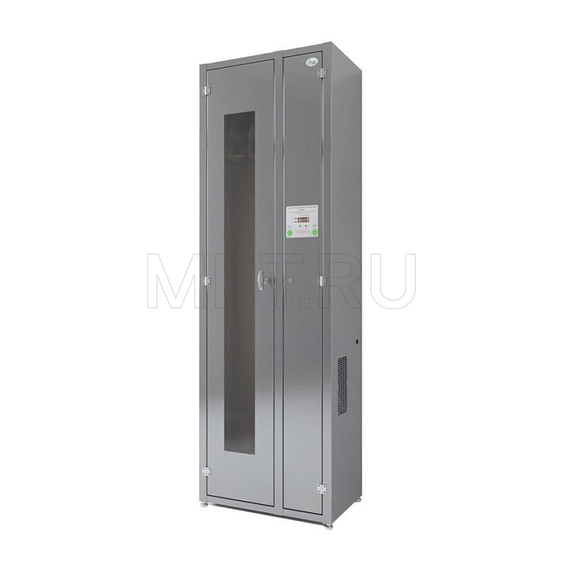 СПДС-2-ШСК (65*45*201) Шкаф для хранения двух эндоскопов, с продувкой и сушкой каналов, нерж. MET