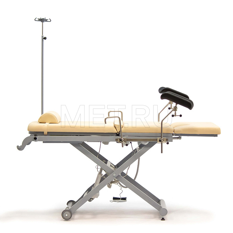 МЕТ KR 16 Гинекологическое кресло-кровать с электроприводом и со стулом для врача в комплекте