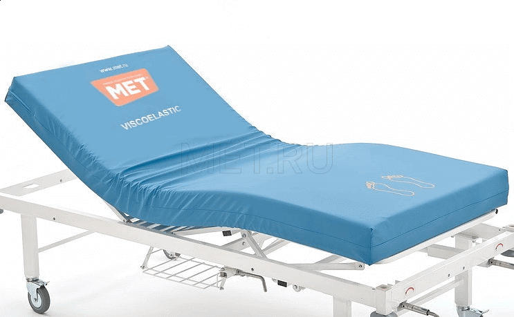 MET 3D VISCO MAX Матрас медицинский противопролежневый многослойный для широких кроватей LARGO от производителя