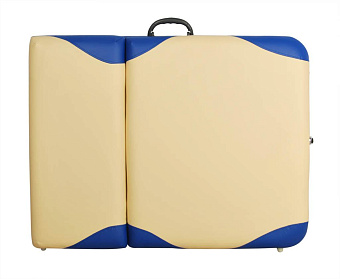 Стальной массажный стол с поднимающейся лимфодренажной секцией