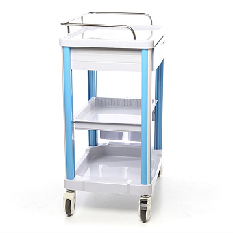 Стол инструментальный трёхполочный