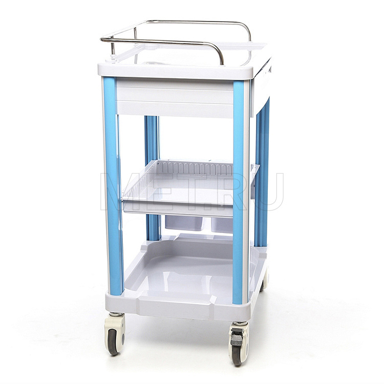 МЕТ ТP-400 Стол инструментальный трёхполочный МЕТ