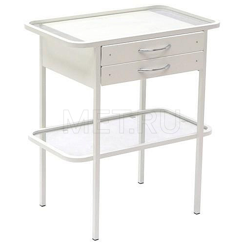  Столик манипуляционный со стеклянной столешницей  МММ-509 от производителя