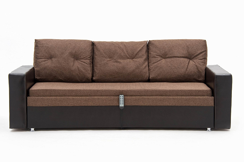 МЕТ JEN с кожаными подлокотниками Диван кровать с электроприводом