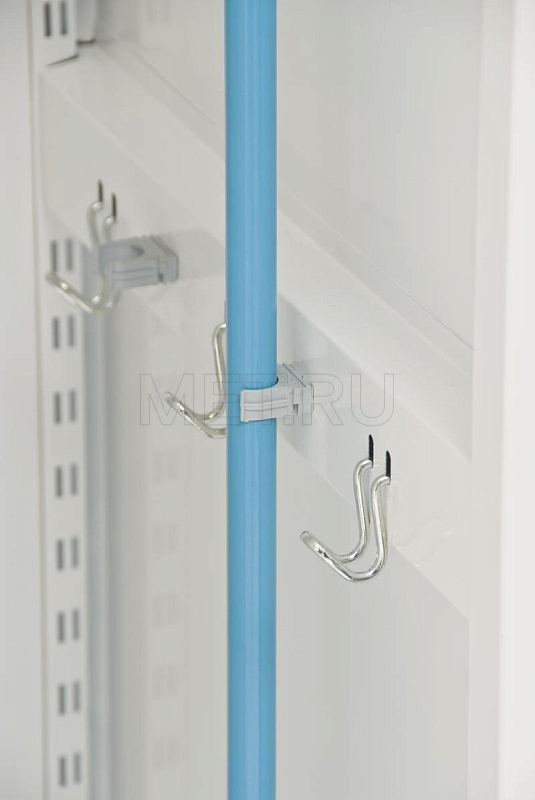 размер 180x50x50 cм Шкаф медицинский МЕТ ЭССЕН 1МУ, для уборочного инвентаря, с электронным замком, с антибактериальной окраской