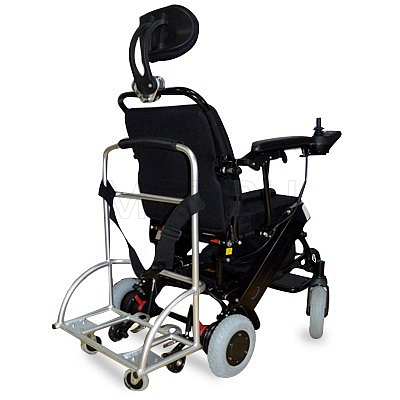 LK36B Чёрное Кресло-коляска малогабаритное складное с электроприводом MET