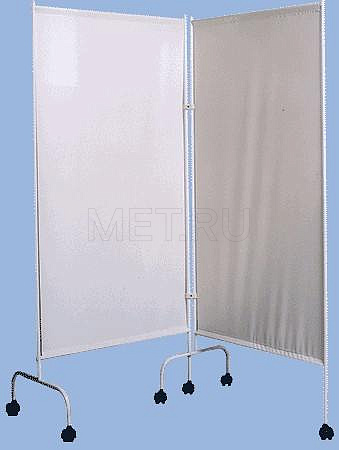 Ширма медицинская трехсекционная  МСК-302/3С   на колесах от производителя