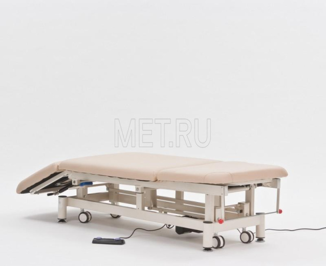 Wendermann Steel 9 Type 2 Бежевый Стол массажный перевязочный трехсекционный с электроприводом MET