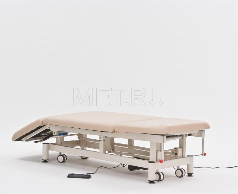 Wendermann Steel 9 Type 2 Бежевый Стол массажный перевязочный трехсекционный с электроприводом MET