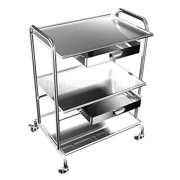 СИя 2.01 (3-2) Инструментальный трехполочный  столик