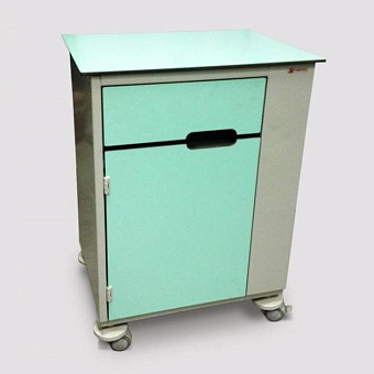 Двухсторонняя тумбочка Vernipool, зеленая