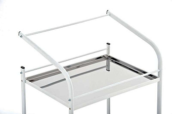 Cтолик  инструментальный, две полки из нержавейки