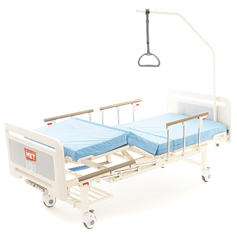 Кровать функциональная механическая с объемно-формованным пластиковым ложем