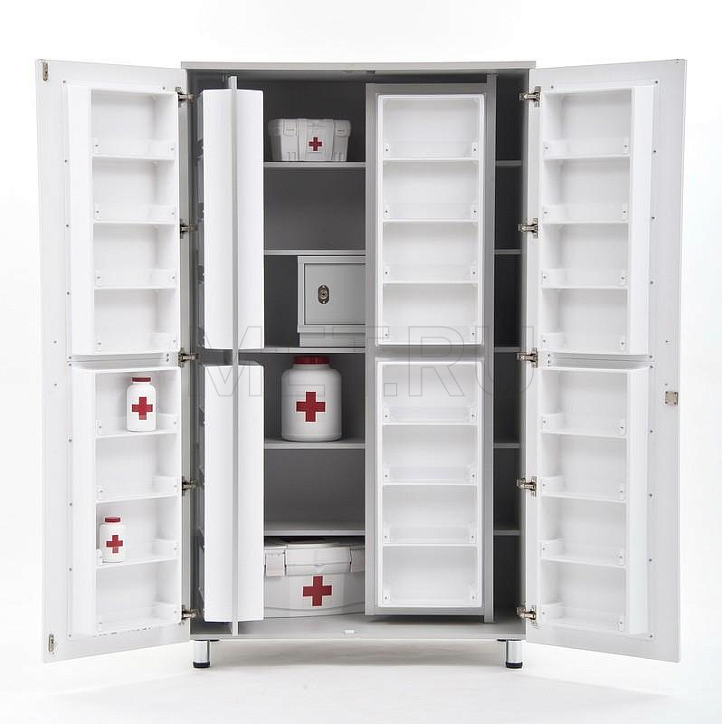 ША02-00 БЕЛЫЙ Шкаф для медикаментов (1100*650*1910) от производителя
