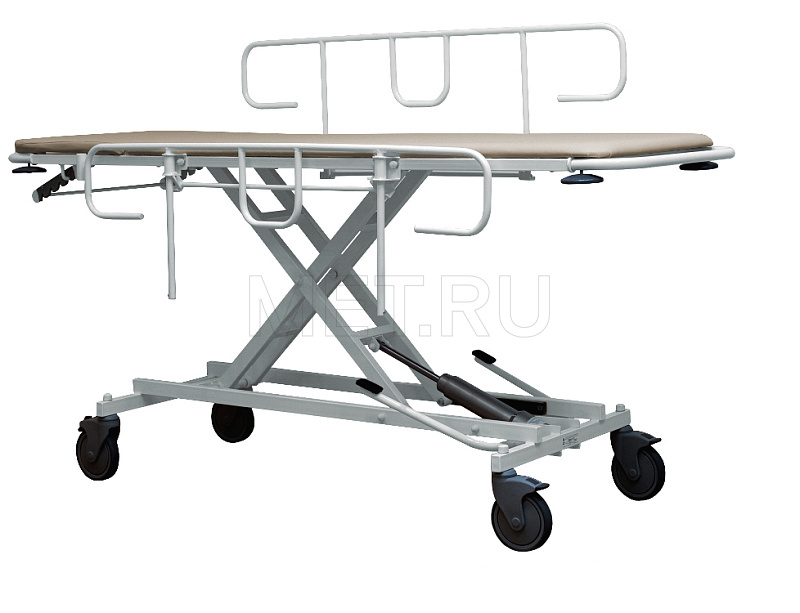 ТПБВ-02 «Д» Тележка для больных c гидроприводной регулировкой высоты MET