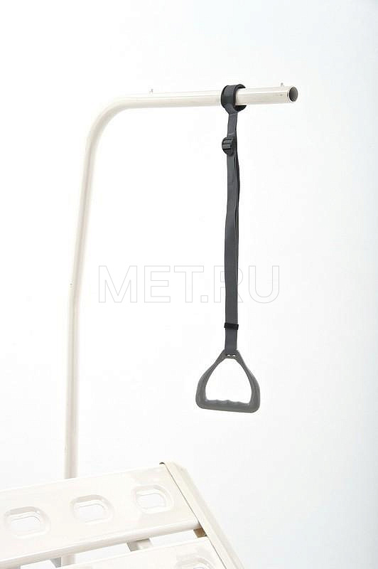 E-8 Кровать четырехсекционная с винтовыми регулировками, с бок. ограждениями и штангой MET