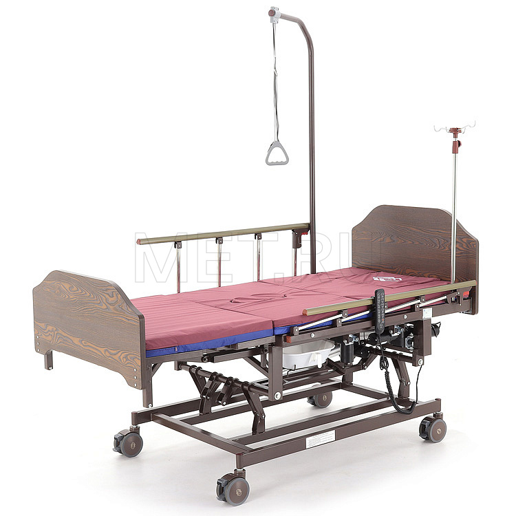 Med-Mos DB-11А (МЕ-5228Н-12) Кровать медицинская с регулировкой высоты МЕТ
