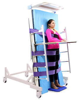 Кровать медицинская функциональная с вертикализатором, системой переворачивания и туалетным устройством